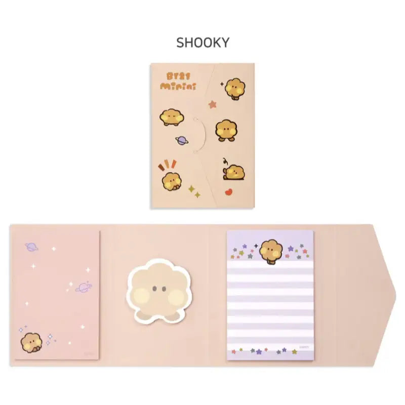 Monopoly x BT21 - Minini Sticky Memo - Monopoly - Stationery - Harumio