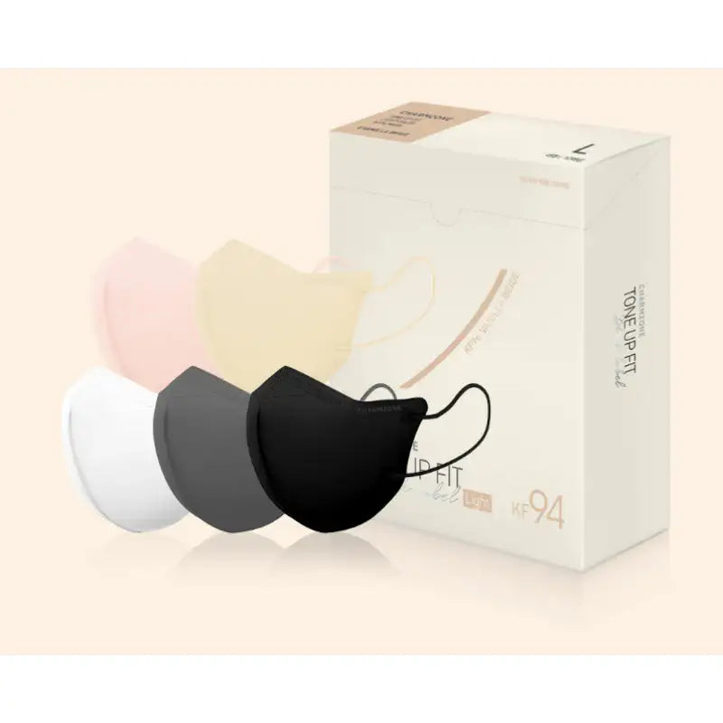 Charmzone x EXO Kai - Tone Up Fit Black Label Light Mask KF94 - Charmzone - Masks - Harumio
