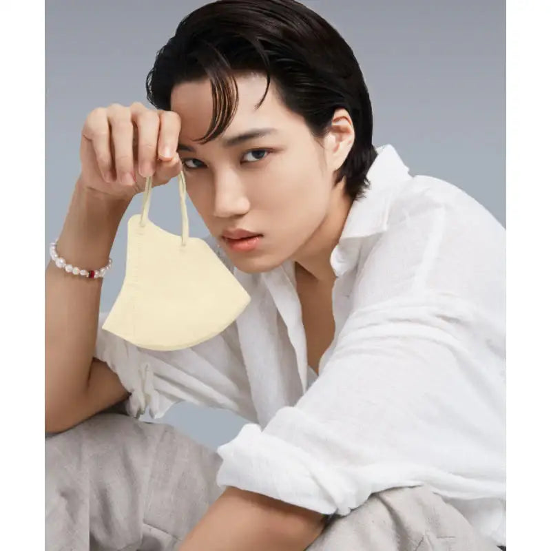 Charmzone x EXO Kai - Tone Up Fit Black Label Light Mask KF94 - Charmzone - Masks - Harumio
