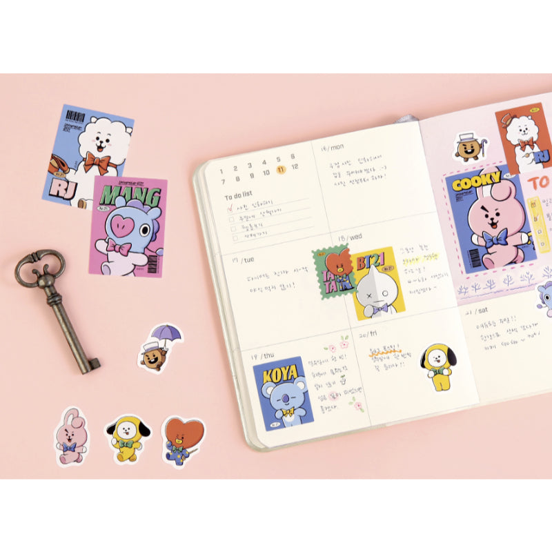 BT21 x Monopoly - Vintage Sticker Set