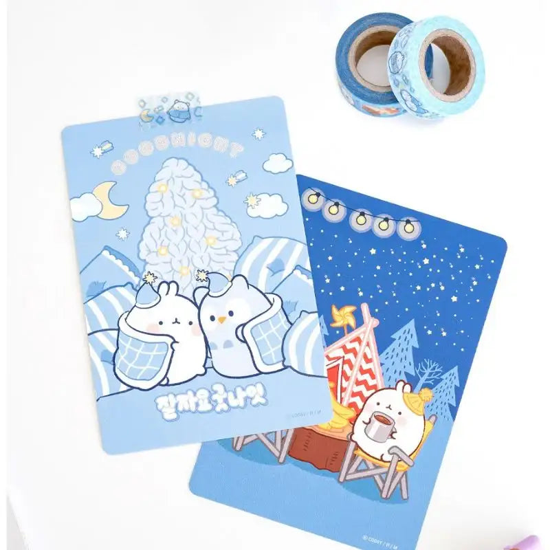 Anirollz x Molang - Masking Tape Set of 2 - Molang - Accessories - Harumio