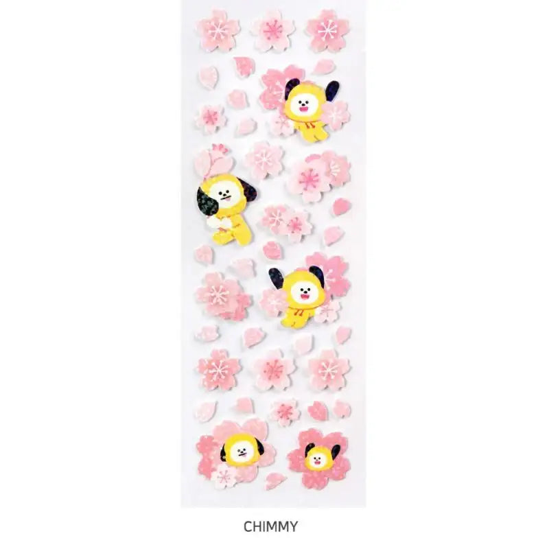 Monopoly x BT21 - Hologram Sticker - Cherry Blossom