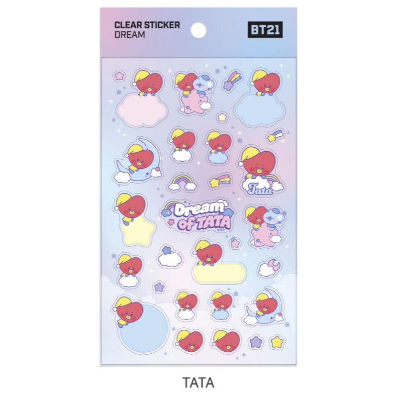 BT21 x Monopoly - Baby Clear Sticker DREAM