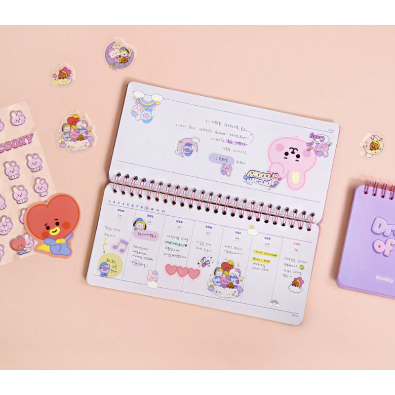 BT21 x Monopoly - Baby Weekly Planner DREAM