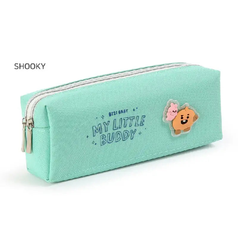 Monopoly X BT21- Twin Pocket Pen Pouch - Little Buddy - BT21 - Accesories - Harumio