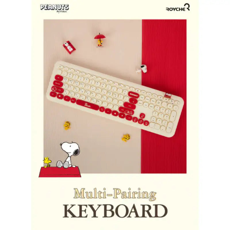 Royce X Peanuts - Snoopy 2022 Multi-Pairing Wireless Bluetooth Keyboard - Royce - Keyboard - Harumio