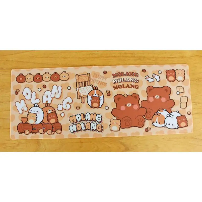 Molang - Teddy Bear Large Mouse Pad - Molang - Mouse Pads - Harumio