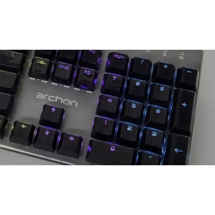 Archon - Low Profile Crystal Clear Keycap Set - Archon - Mechanical Keyboard - Harumio
