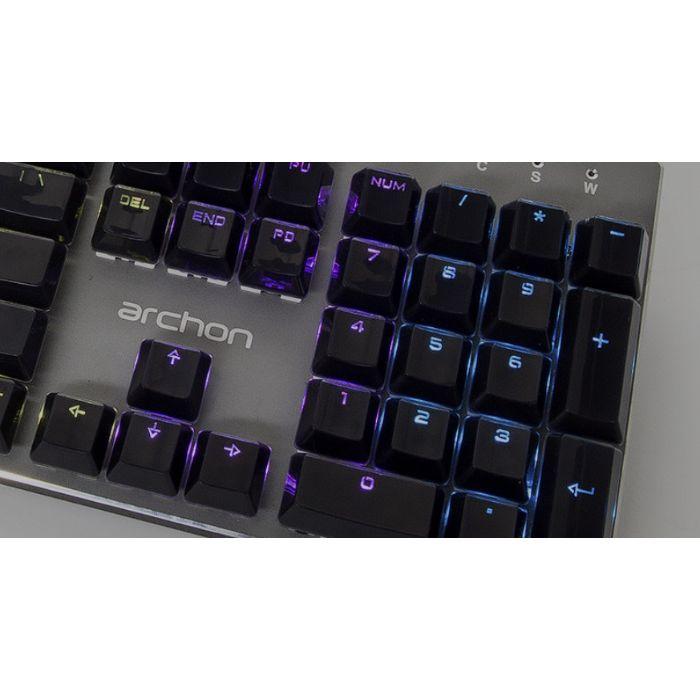 Archon - Low Profile Crystal Clear Keycap Set