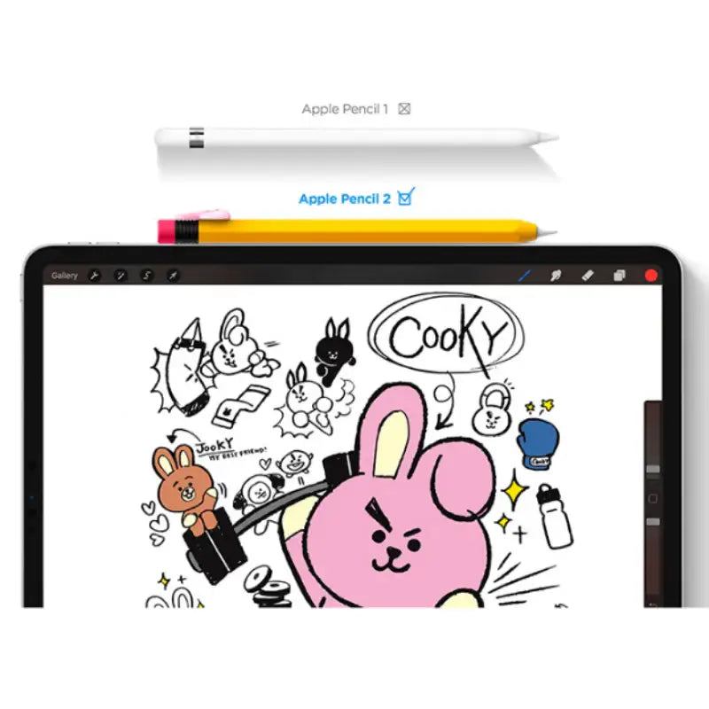 Line Friends x BT21 - Elago Apple Pencil 2nd Generation Silicone Case - BT21 - Electronics - Harumio