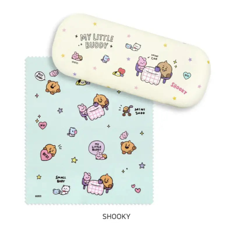 Monopoly x BT21 - Glasses Case Set - Little Buddy - Monopoly - Accessories - Harumio