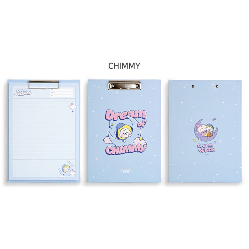 BT21 x Monopoly - Baby Clipboard & Notepad Set DREAM