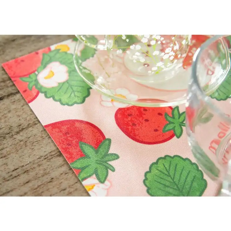 Molang - Strawberry Table Mat - Molang - Accessories - Harumio