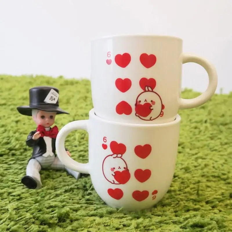 Molang - Heart 6 Mug - Molang - Kitchenware - Harumio