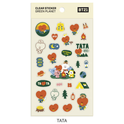 BT21 x Monopoly - Clear Sticker PLANET