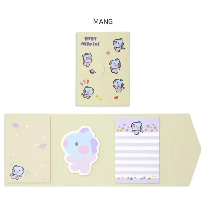 Monopoly x BT21 - Minini Sticky Memo - Monopoly - Stationery - Harumio