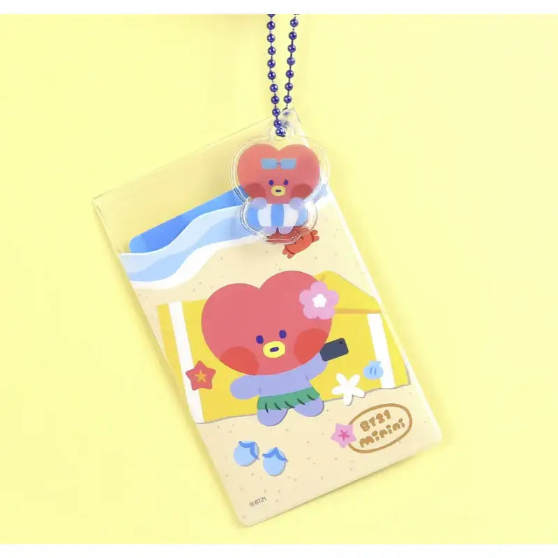 Monopoly x BT21 - Clear Card Pocket - Summer Sky - Monopoly - Stationery - Harumio