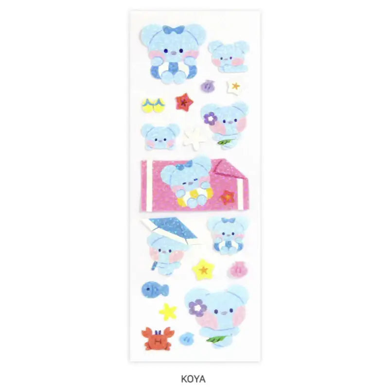 Monopoly x BT21 - Hologram Sticker - Summer Sky - Monopoly - Stationery - Harumio