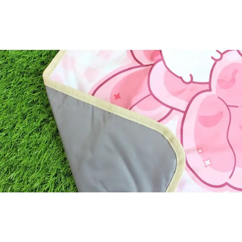 Molang - Pink Check Mat - Molang - Accessories - Harumio