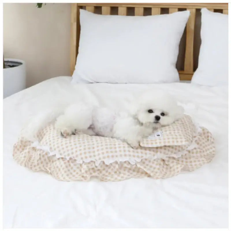 ITSDOG - Dog Cat Waffle Cool Cushion Bed - ITSDOG - Pet Accesories - Harumio