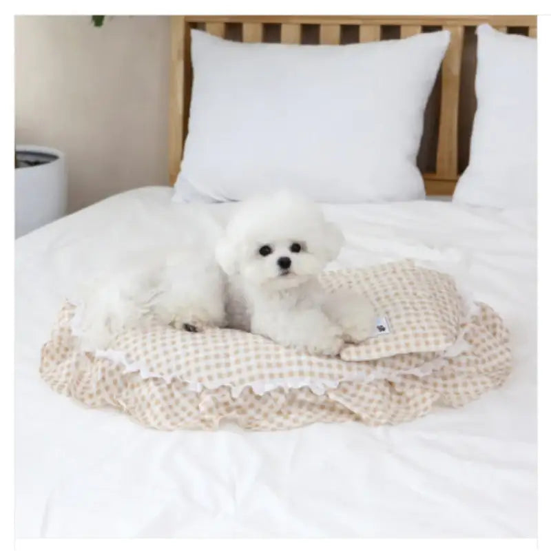 ITSDOG - Dog Cat Waffle Cool Cushion Bed - ITSDOG - Pet Accesories - Harumio