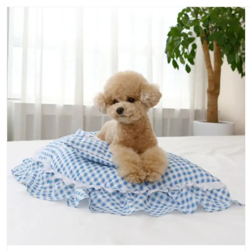 ITSDOG - Dog Cat Waffle Cool Cushion Bed - ITSDOG - Pet Accesories - Harumio