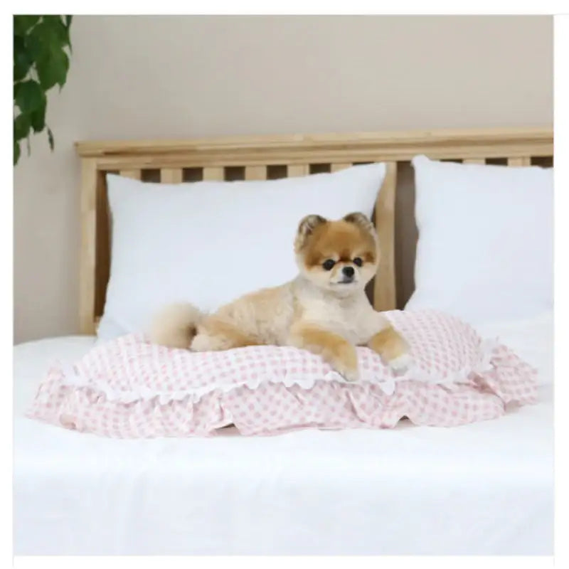 ITSDOG - Dog Cat Waffle Cool Cushion Bed - ITSDOG - Pet Accesories - Harumio
