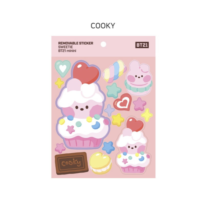 Monopoly x BT21 - Removable Sticker - Sweetie