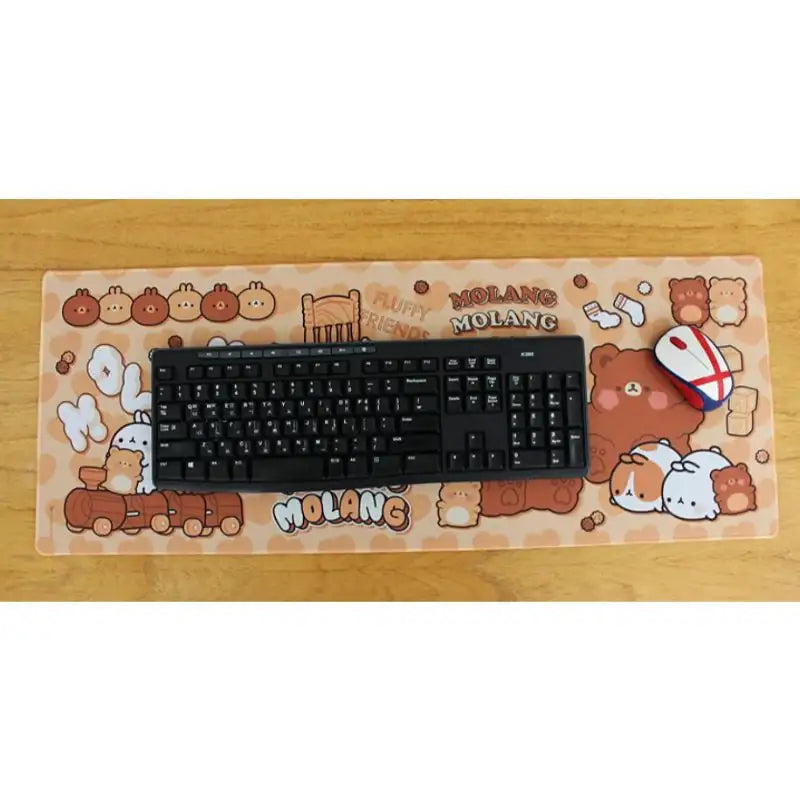 Molang - Teddy Bear Large Mouse Pad - Molang - Mouse Pads - Harumio