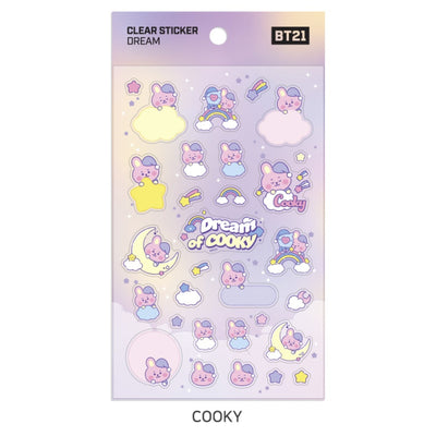 BT21 x Monopoly - Baby Clear Sticker DREAM