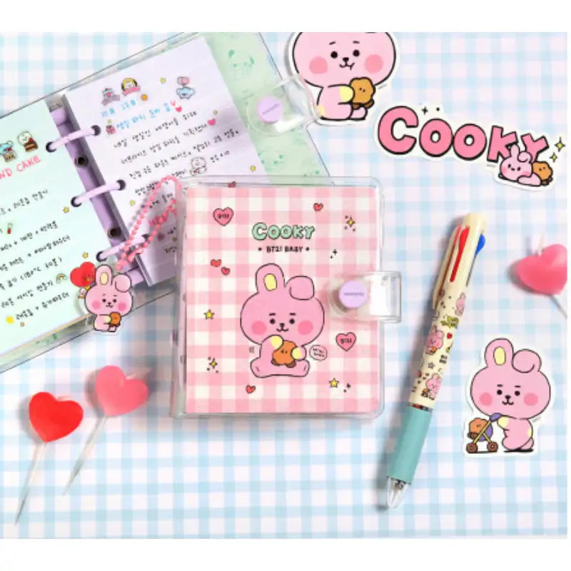 Monopoly X BT21 - 3 Hole Binder Note - Little Buddy - BT21 - Accesories - Harumio