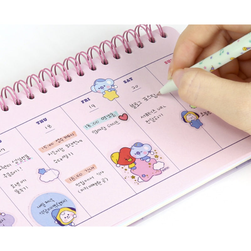 BT21 x Monopoly - Baby Weekly Planner DREAM