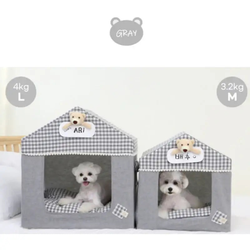ITSDOG - Peek-a-boo Bear Frame House - ITSDOG - Pet Accesories - Harumio