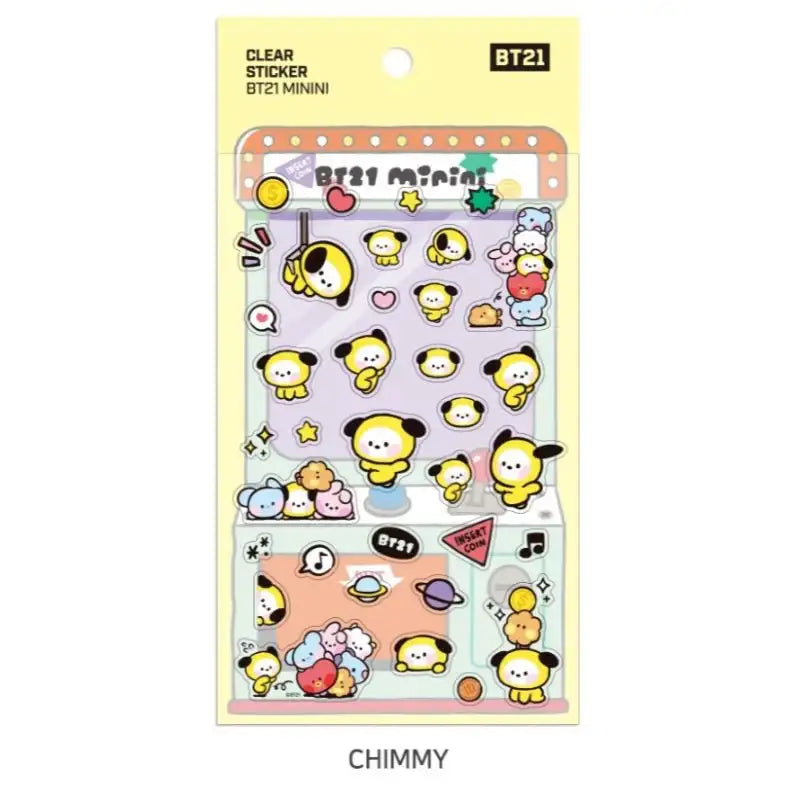 Monopoly x BT21 - Minini Clear Sticker - Monopoly - Accessories - Harumio