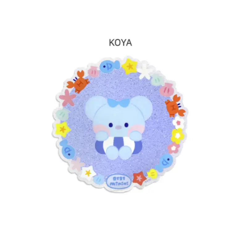 Monopoly x BT21 - Acrylic Coaster - Summer Sky - Monopoly - Home & Living - Harumio