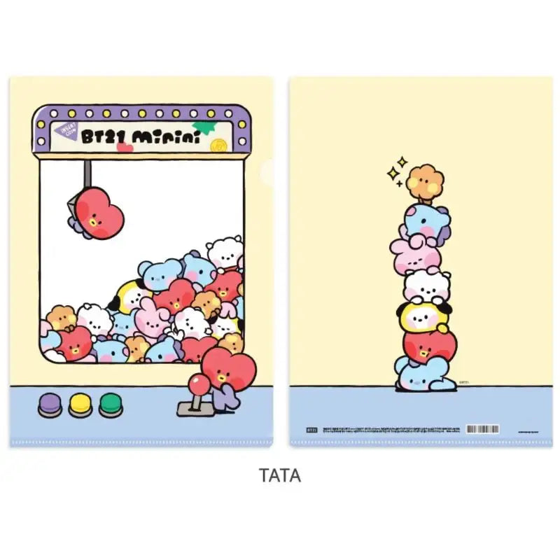 Monopoly x BT21 - Minini L-shaped Folder - Monopoly - Accessories - Harumio