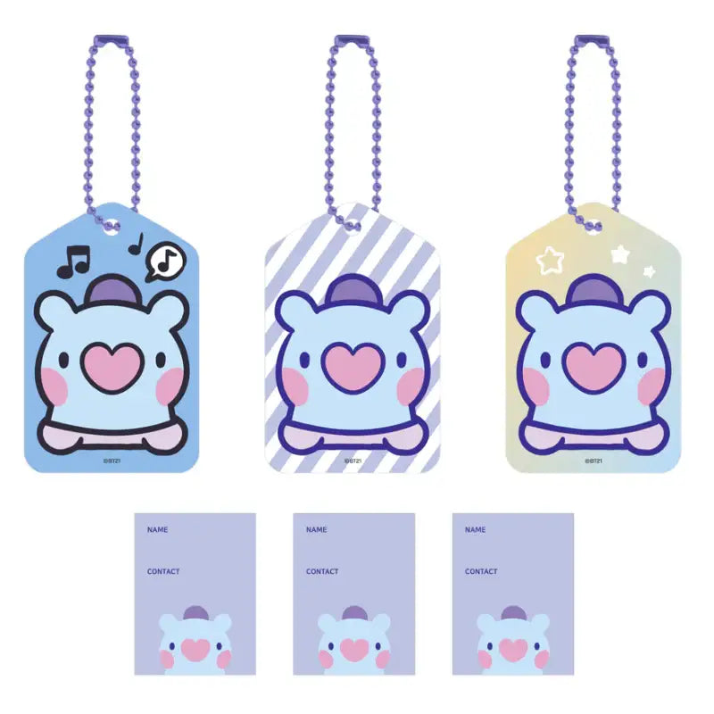 Monopoly x BT21 - Minini Name Tag Set - Monopoly - Accessories - Harumio