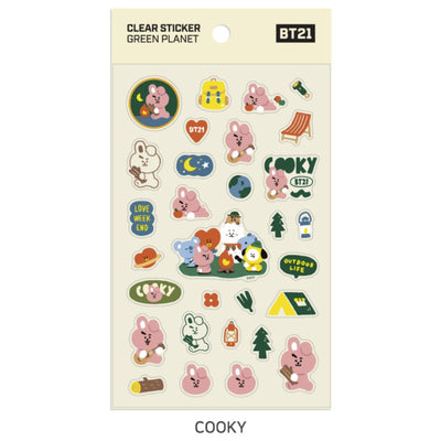 BT21 x Monopoly - Clear Sticker PLANET