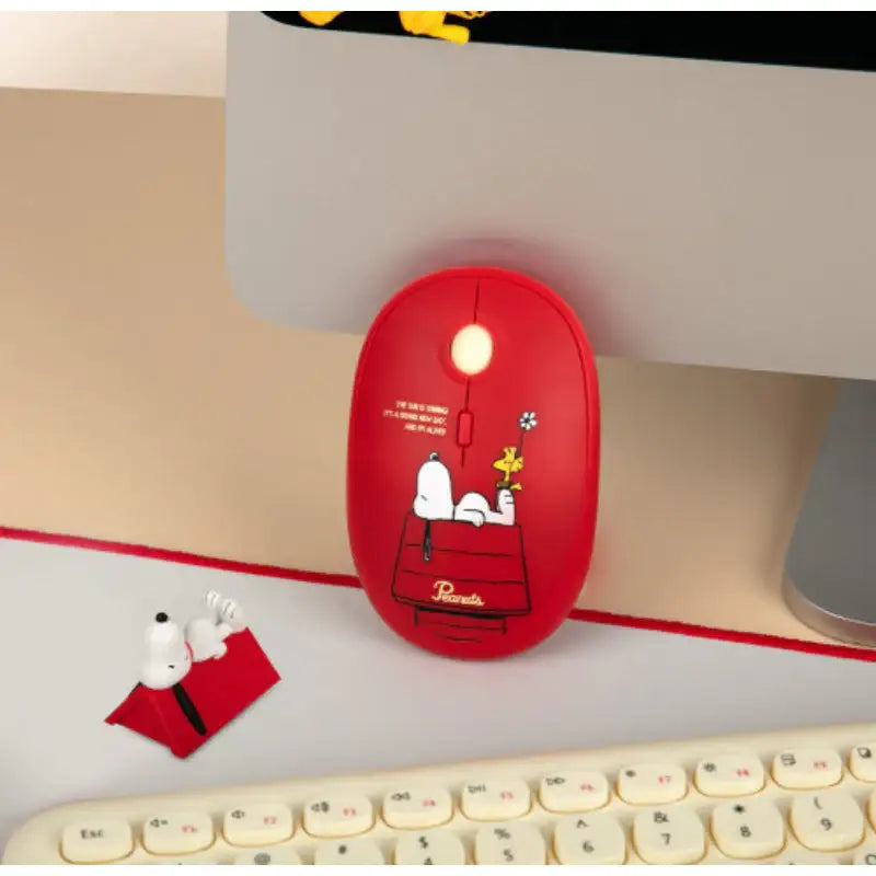 Royce X Peanuts - Snoopy 2022 Multi-Pairing Noiseless Wireless Bluetooth Mouse - Royce - Mouse - Harumio