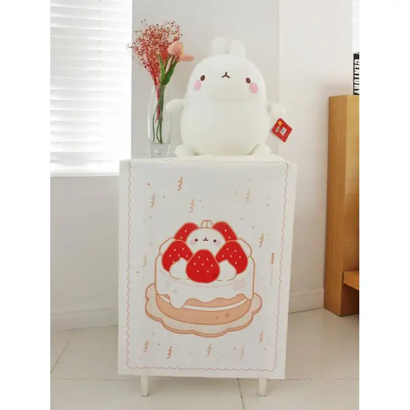 Molang - Birthday Cake Fabric Poster - Molang - Accessories - Harumio