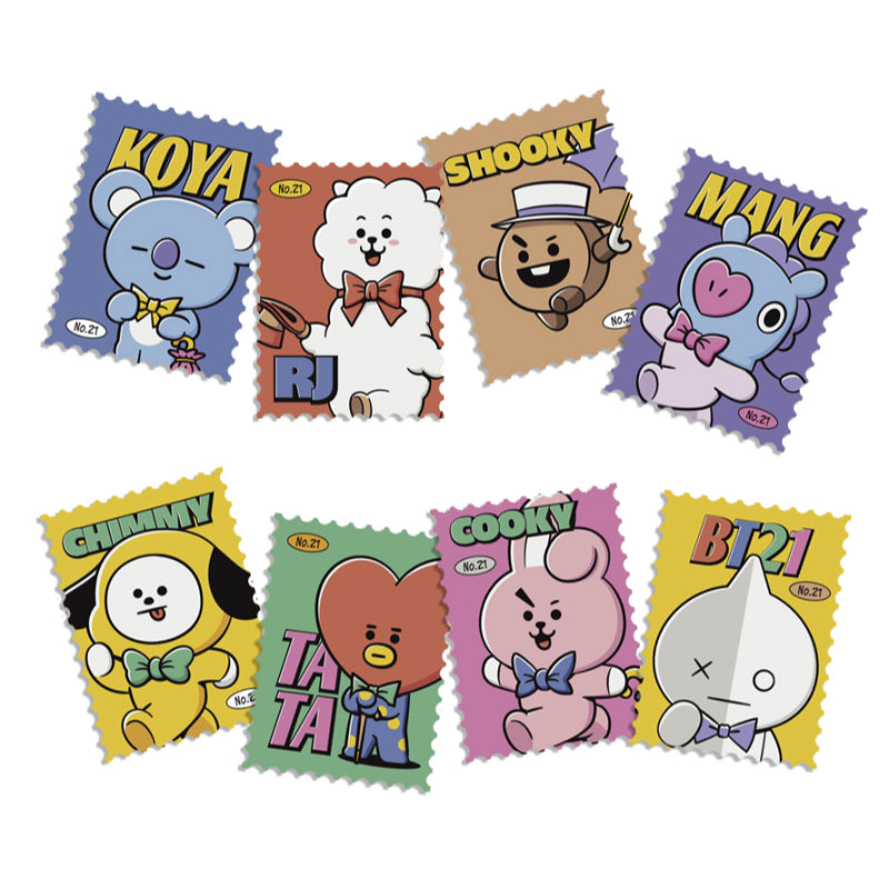 BT21 x Monopoly - Vintage Sticker Set