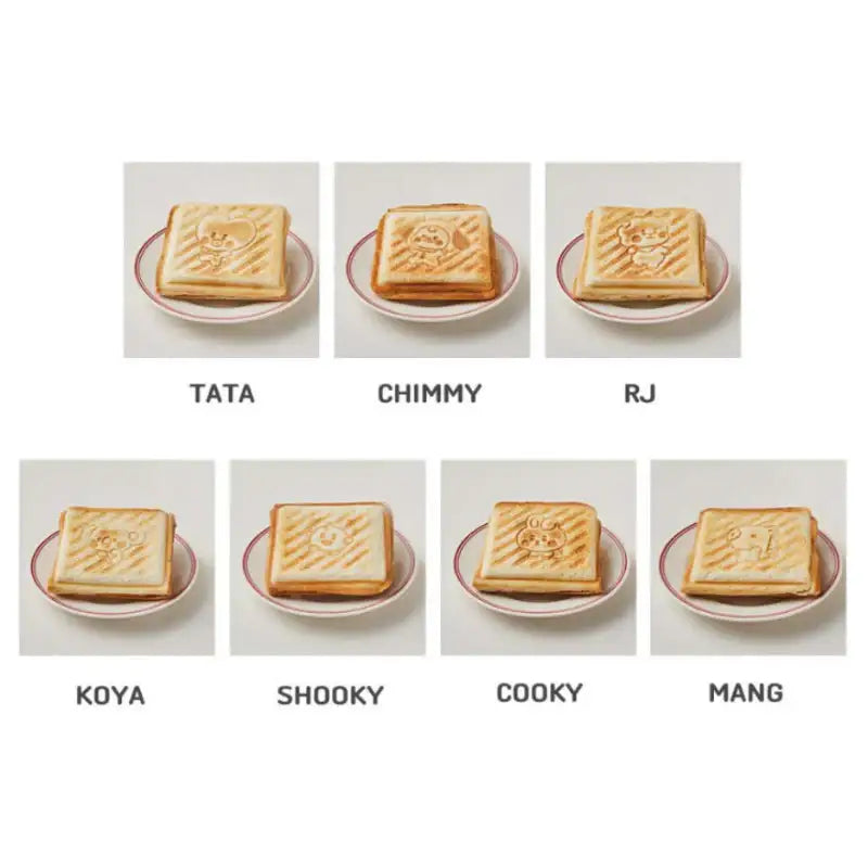 BT21 SANDWICH MAKER 本体 プレートセット Bo Friends x BT21 - Sandwich Maker Plate – Harumio