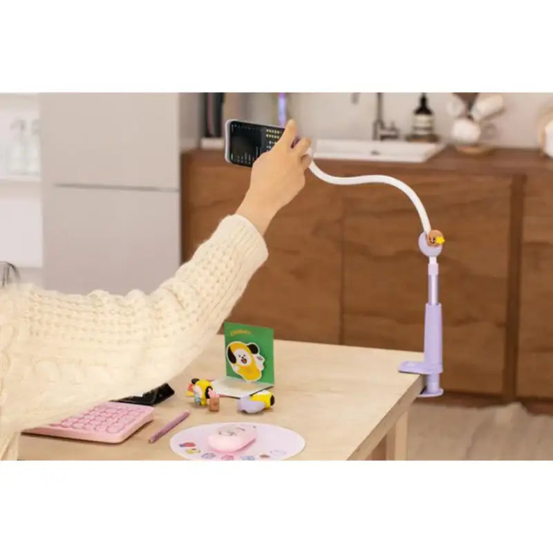 BT21- Baby Gooseneck Smartphone Holder