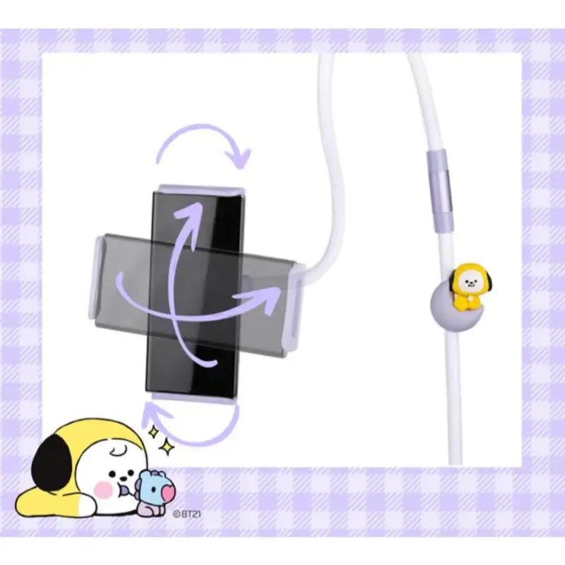 BT21- Baby Gooseneck Smartphone Holder