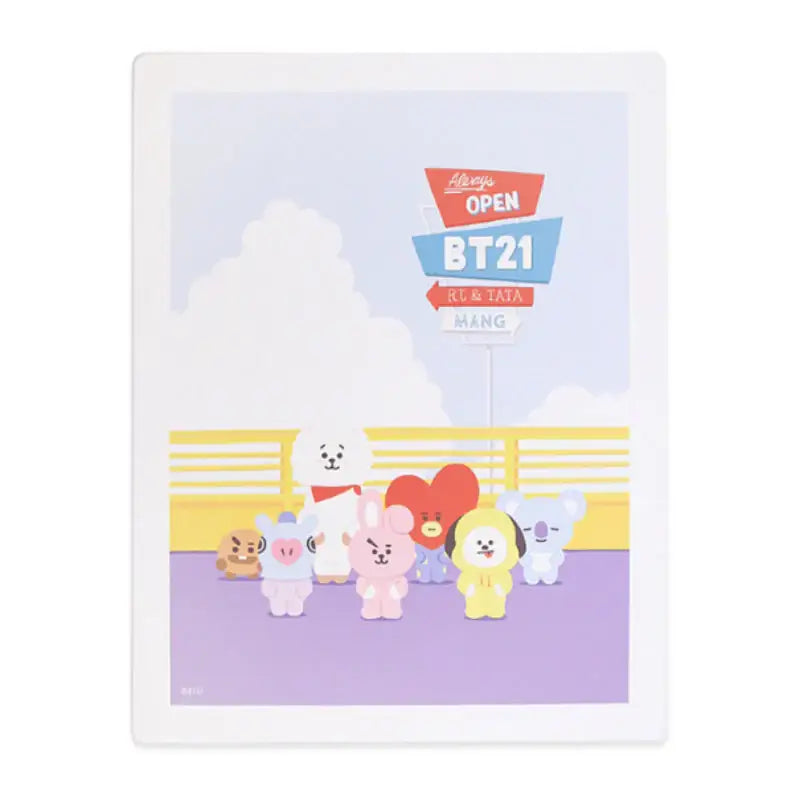 Nara Home Deco x BT21 - Pastel Folding Table - Nara Home Deco - Home & Living - Harumio