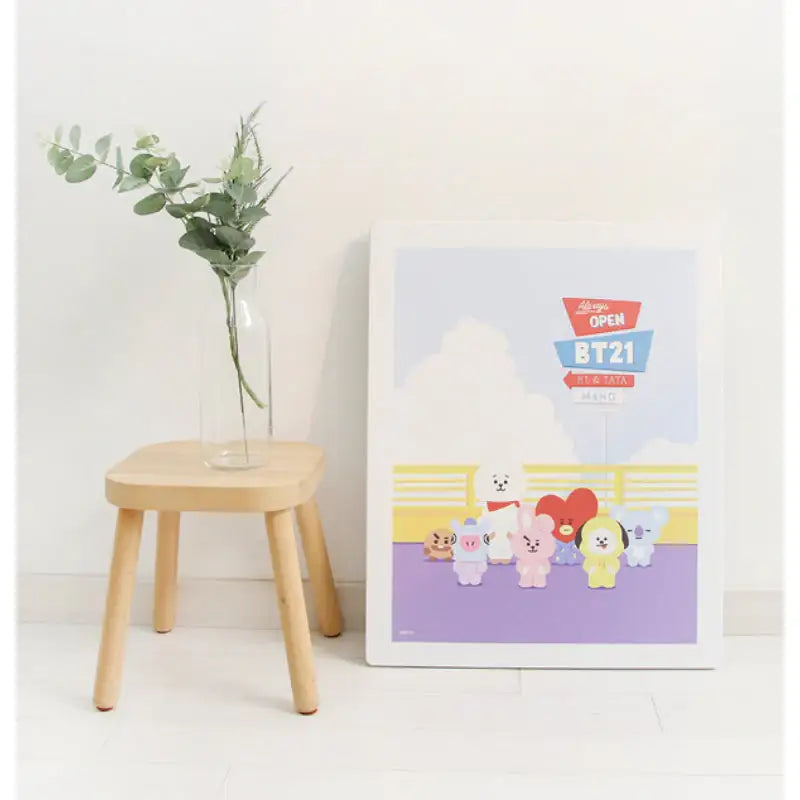 Nara Home Deco x BT21 - Pastel Folding Table - Nara Home Deco - Home & Living - Harumio