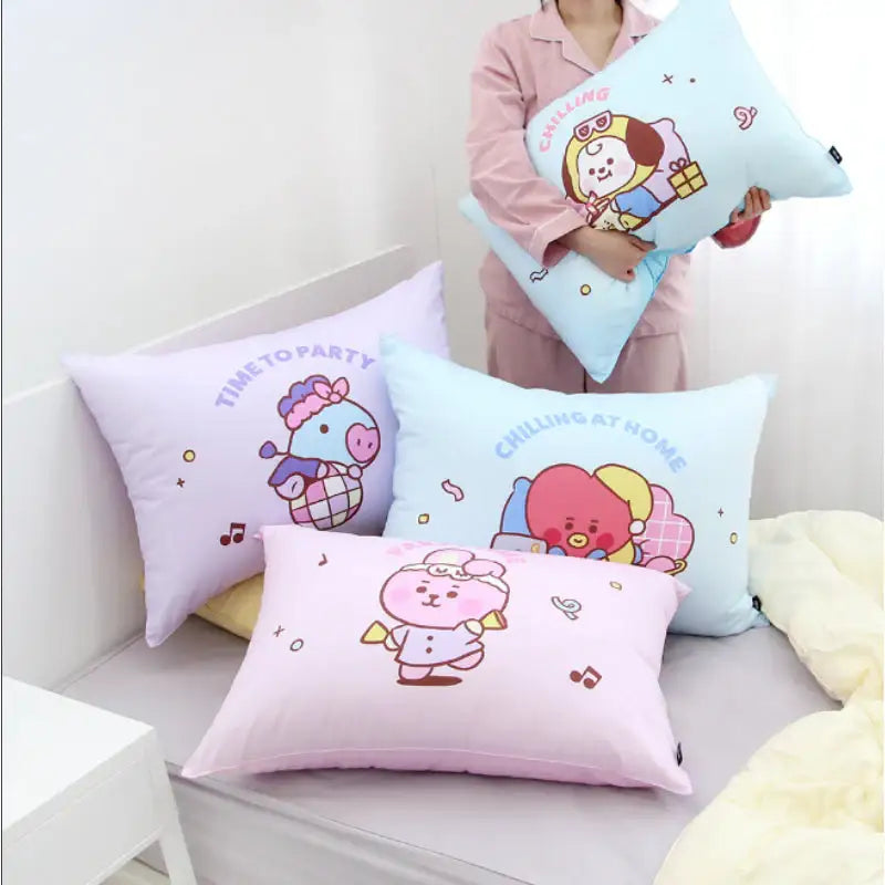 Nara Home Deco x BT21 - Big Pillow Cover - Party