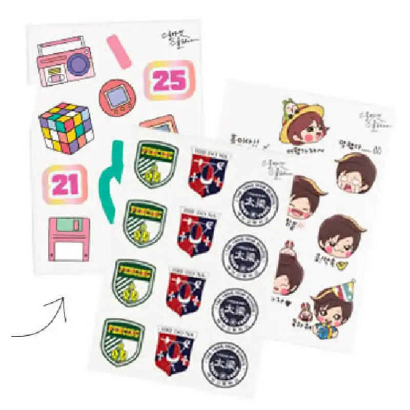 25 Twenty One - 5 Official Stickers - 3rd Plan - Stickers - Harumio
