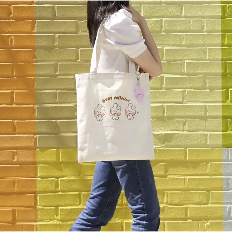 Monopoly x BT21 - Minini Canvas Eco Bag - Monopoly - Bag - Harumio