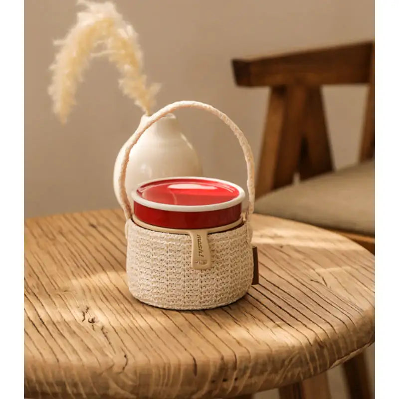 Mosh - Latte Food Jar Rattan Cover for Latte Food Jar - Mosh - Rattan Cover - Harumio
